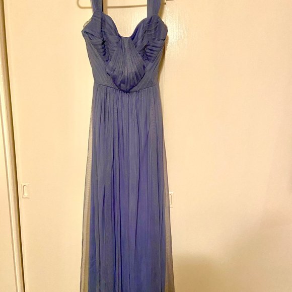 After Six Larkspur Blue Bridesmaid Dress - Picture 2 of 4